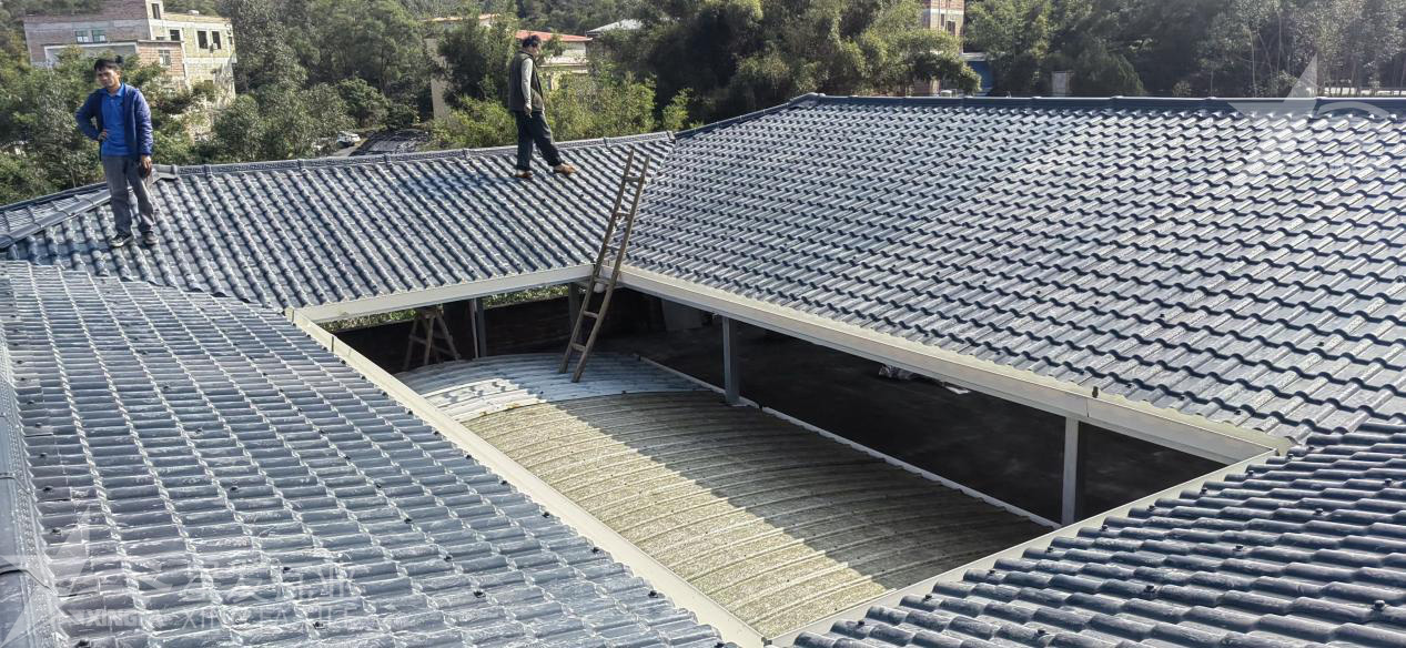 如何保證合成樹(shù)脂瓦屋面防水效果？正確的坡度很關(guān)鍵